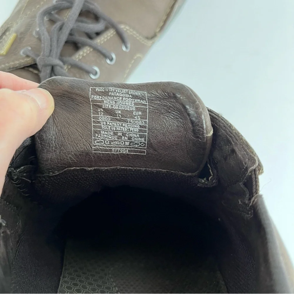 Patagonia Brown Leather Lace-Up Oxfords - Picture 9 of 10